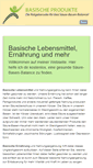 Mobile Screenshot of basische-produkte.de